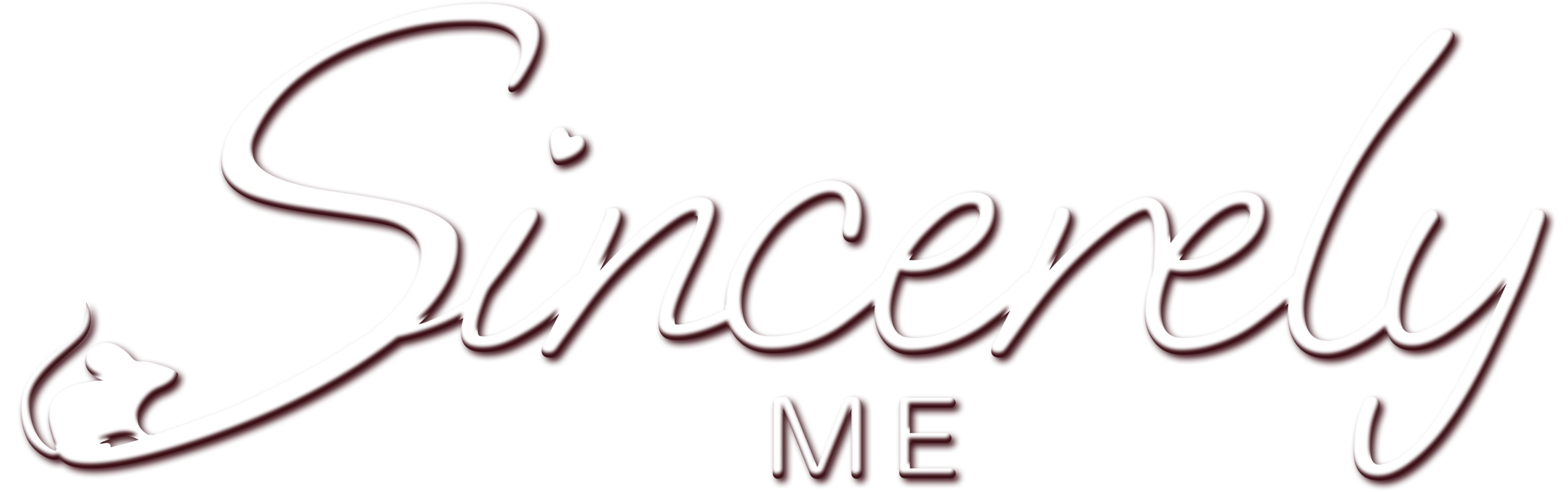 Sincerely Me Logo white