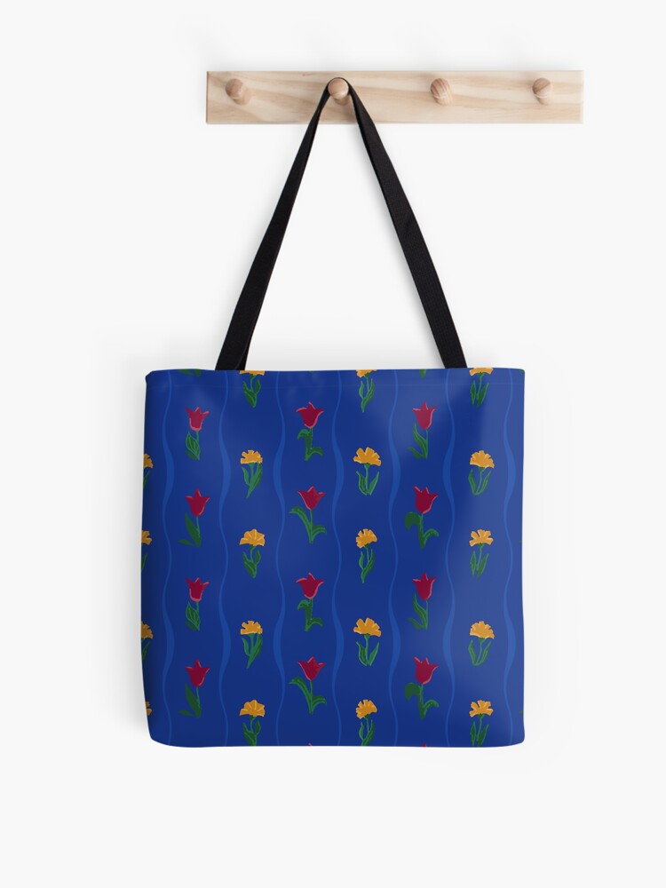 Indigo garden tote bag