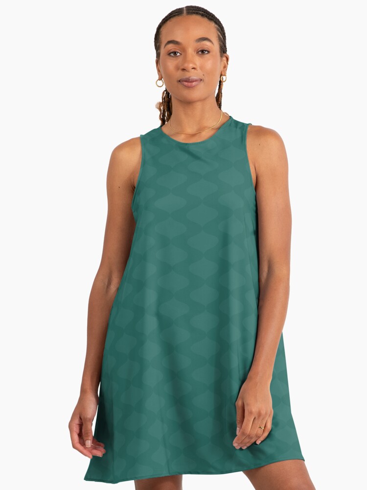 Turquoise comfort dress