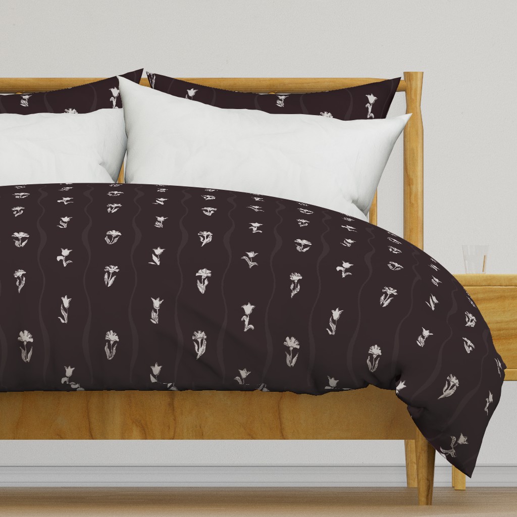 Chocolate Garden Bedding