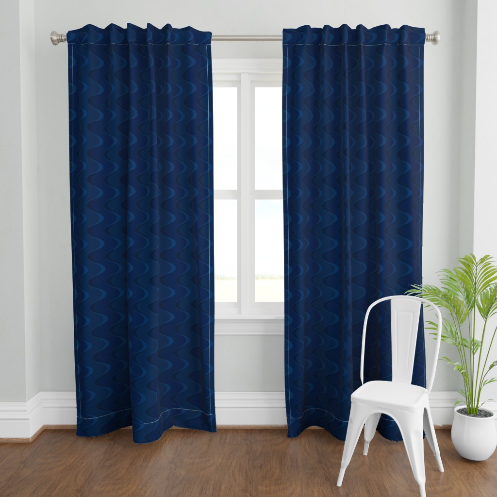 Midnight Tides Curtains