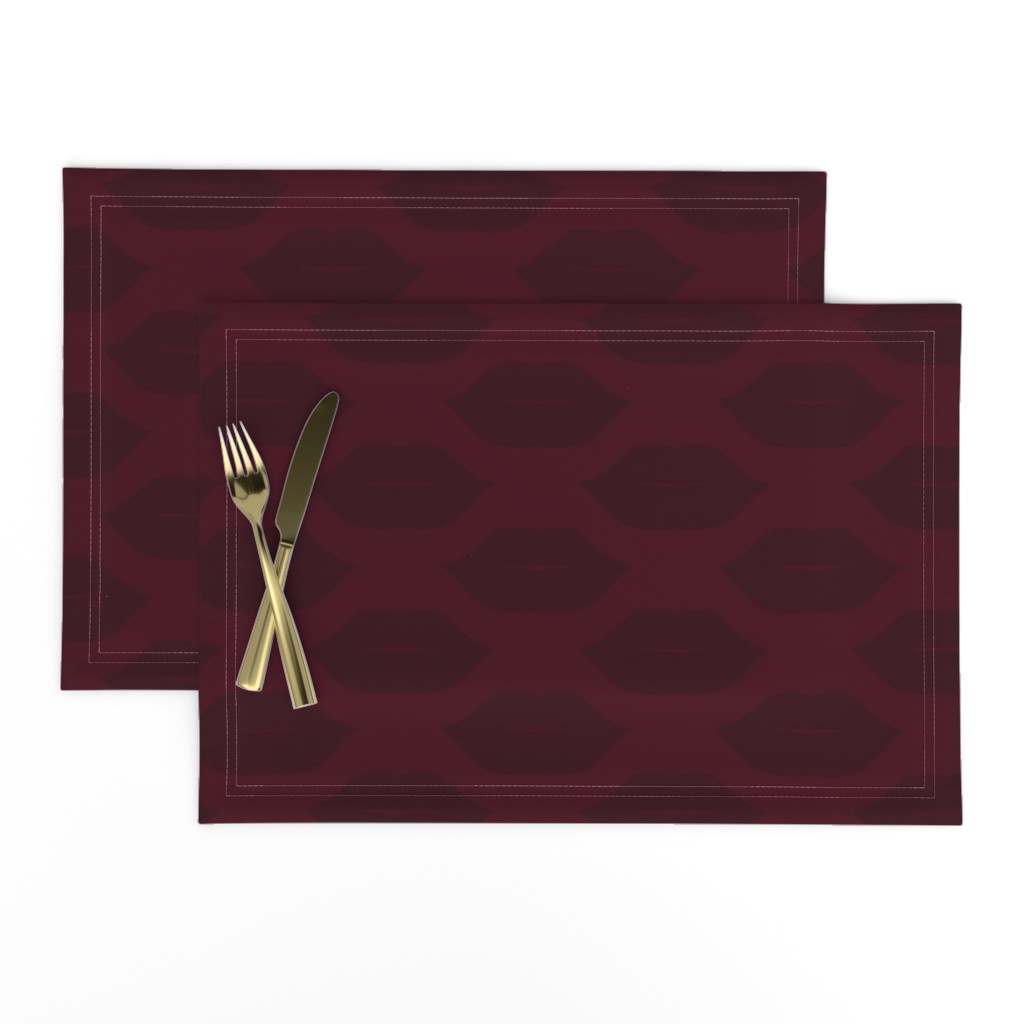 Valentine Kisses Placemat