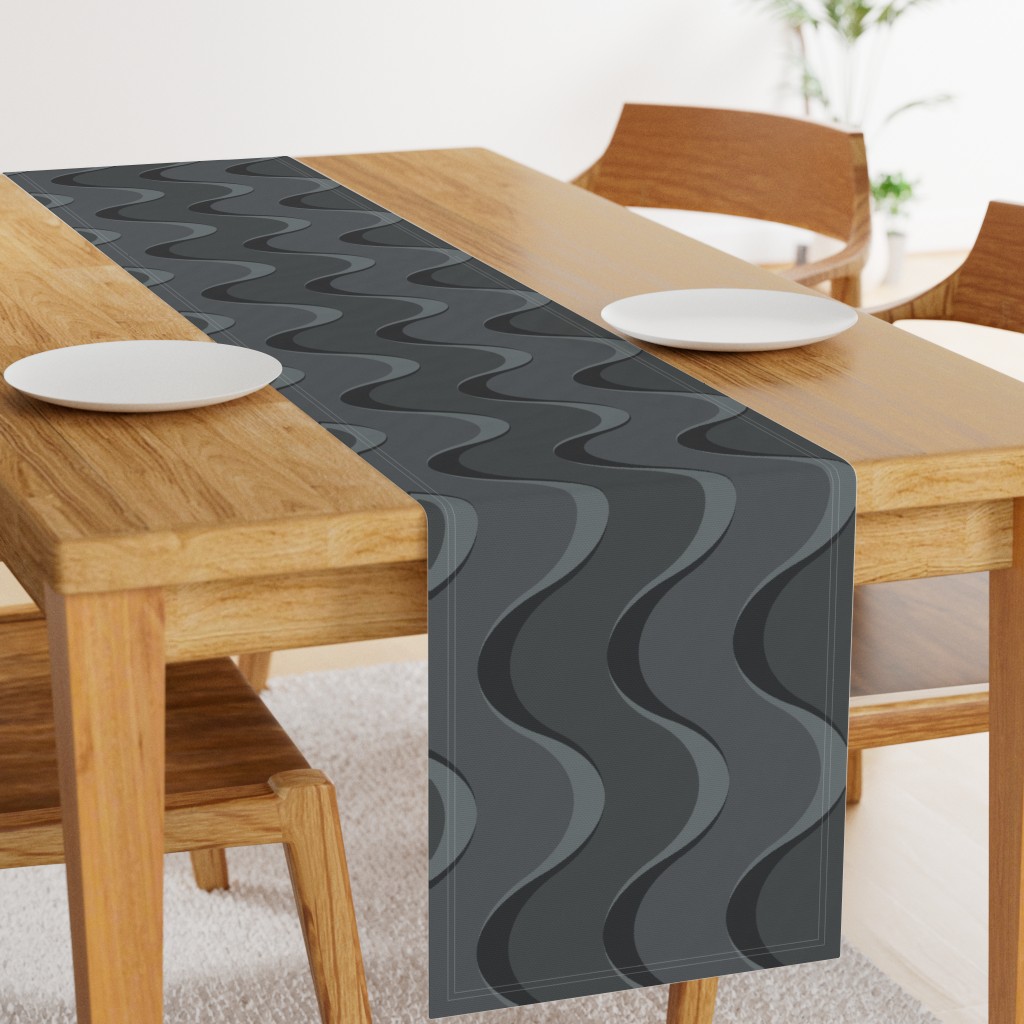 Silver Ribbons Table runner