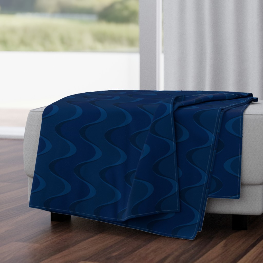 Midnight Tides Throw