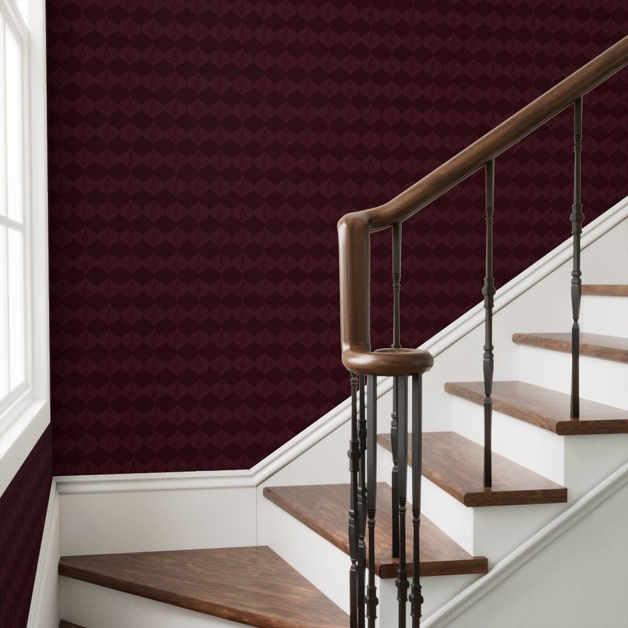Burgundy Melodies Wallpaper 2