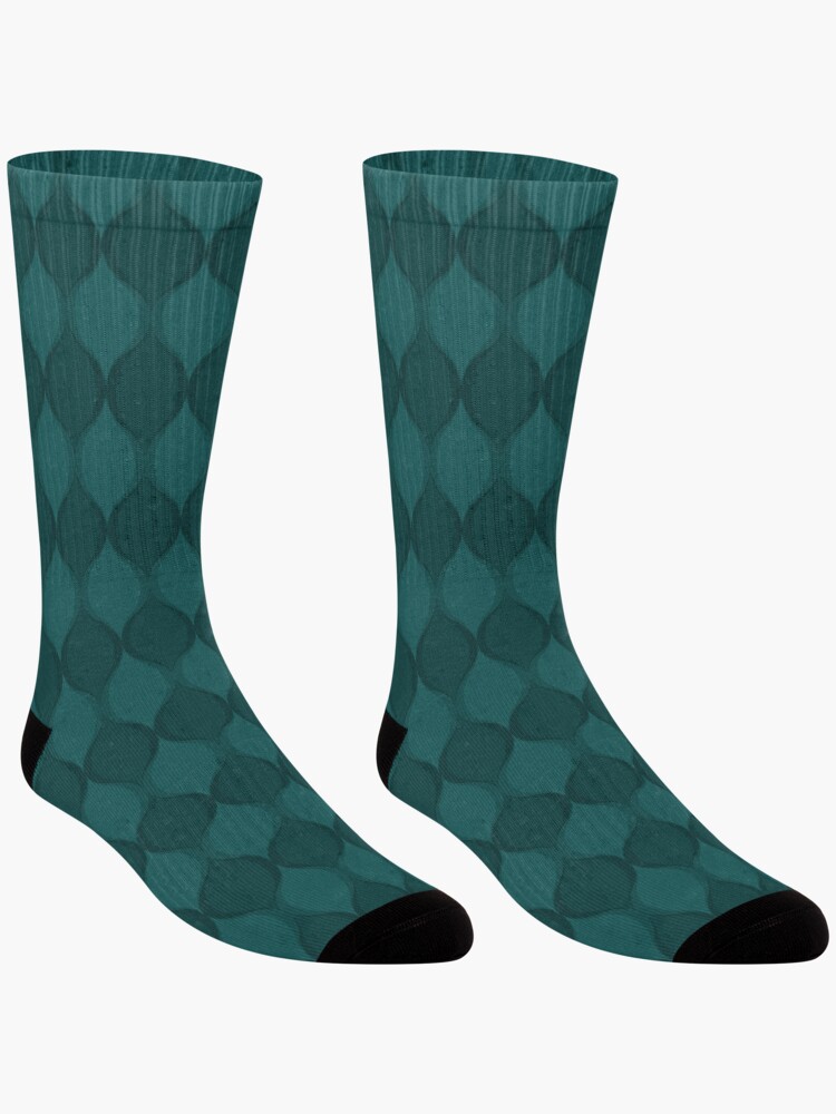 Petals of teal socks