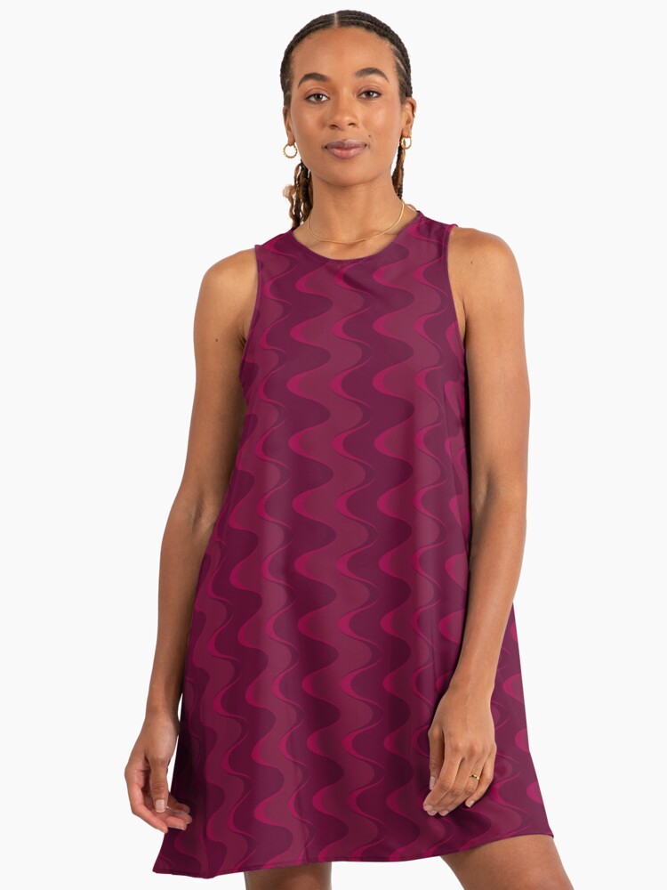 Spilled wine dress